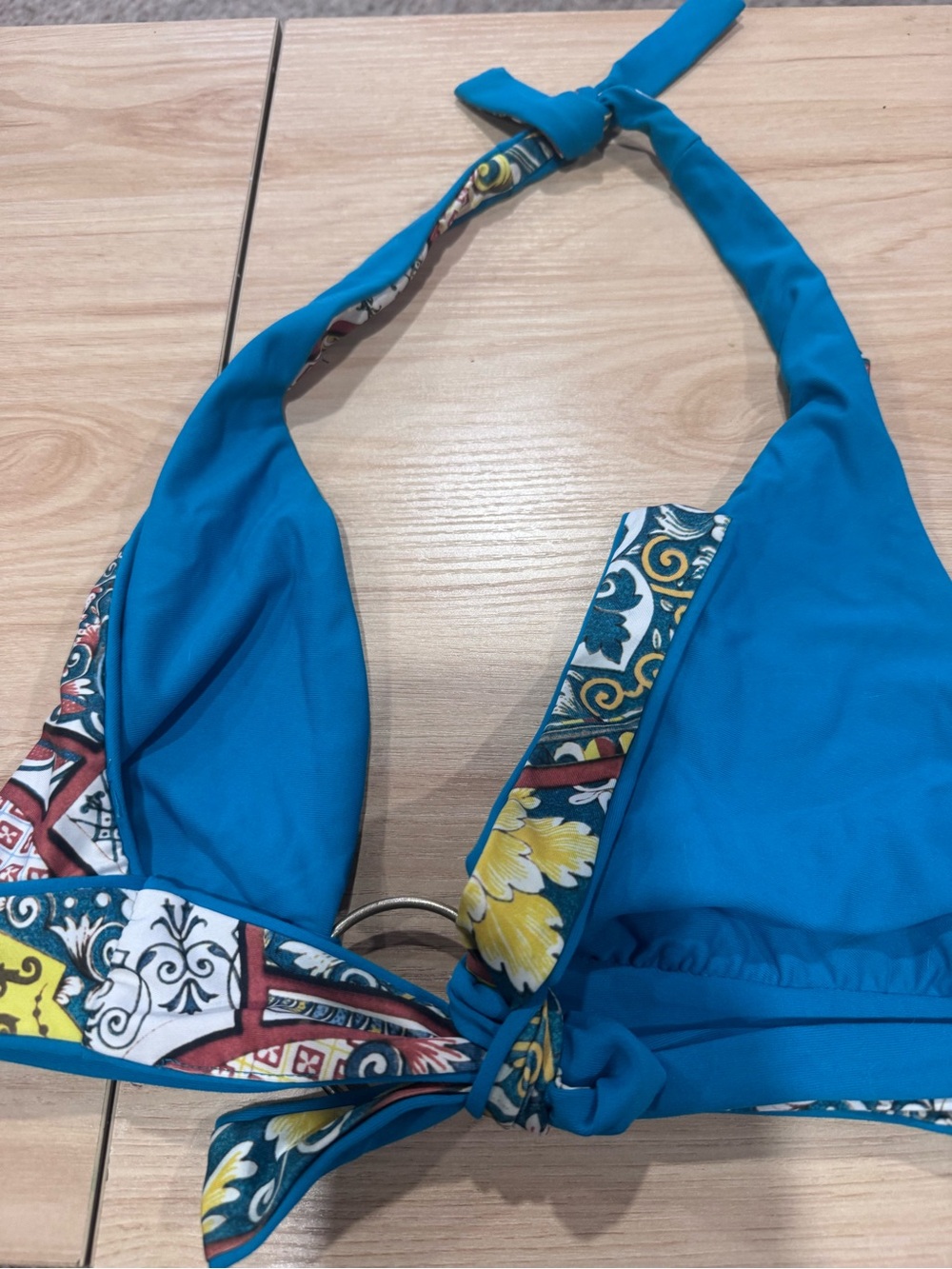 BECCA vintage boho y2k festival Halter Bikini Top - Picture 5 of 6